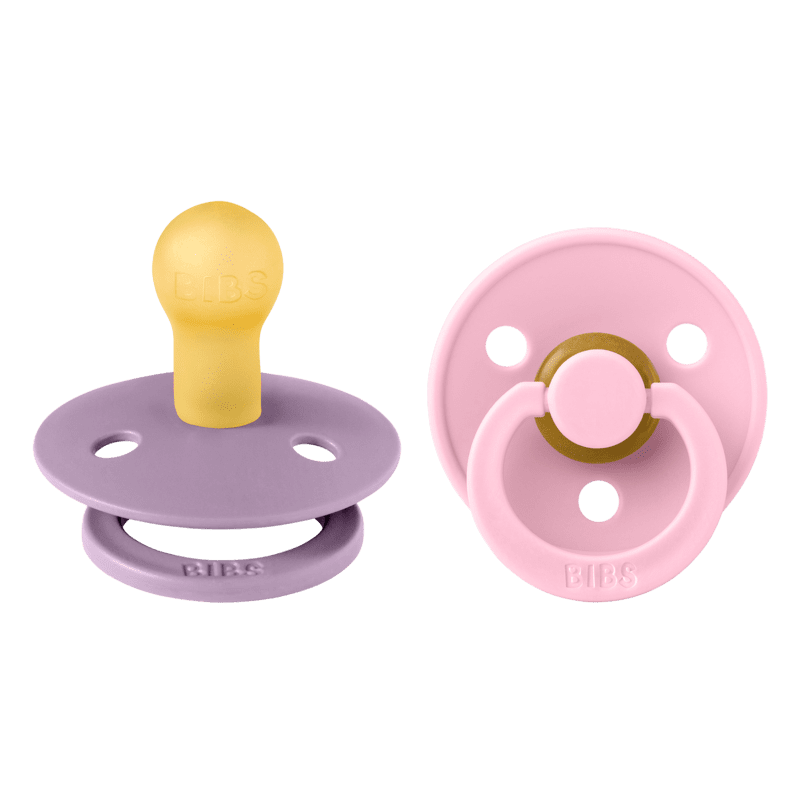 BIBS Colour 2 PACK Latex Lavender/Baby Pink BIBS Colour 2 PACK Latex Lavender/Baby Pink