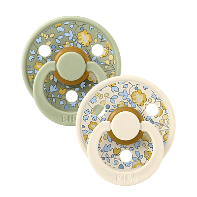 BIBS x Liberty 2 PACK Colour Eloise Latex Sage Mix