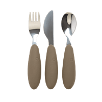 Bibs Cutlery Set Dark Oak