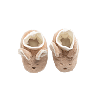 BIBS Baby Booties Kangaroo Vanilla/Ivory BIBS Baby Booties Kangaroo Vanilla/Ivory