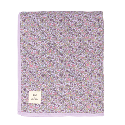 Bibs x Liberty Quilted Blanket Chamomile Lawn Violet Sky