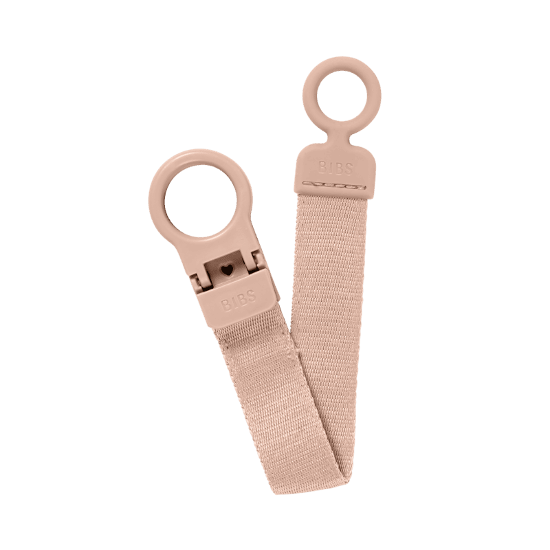 Bibs Pacifier Clip Loop Blush Bibs Pacifier Clip Loop Blush