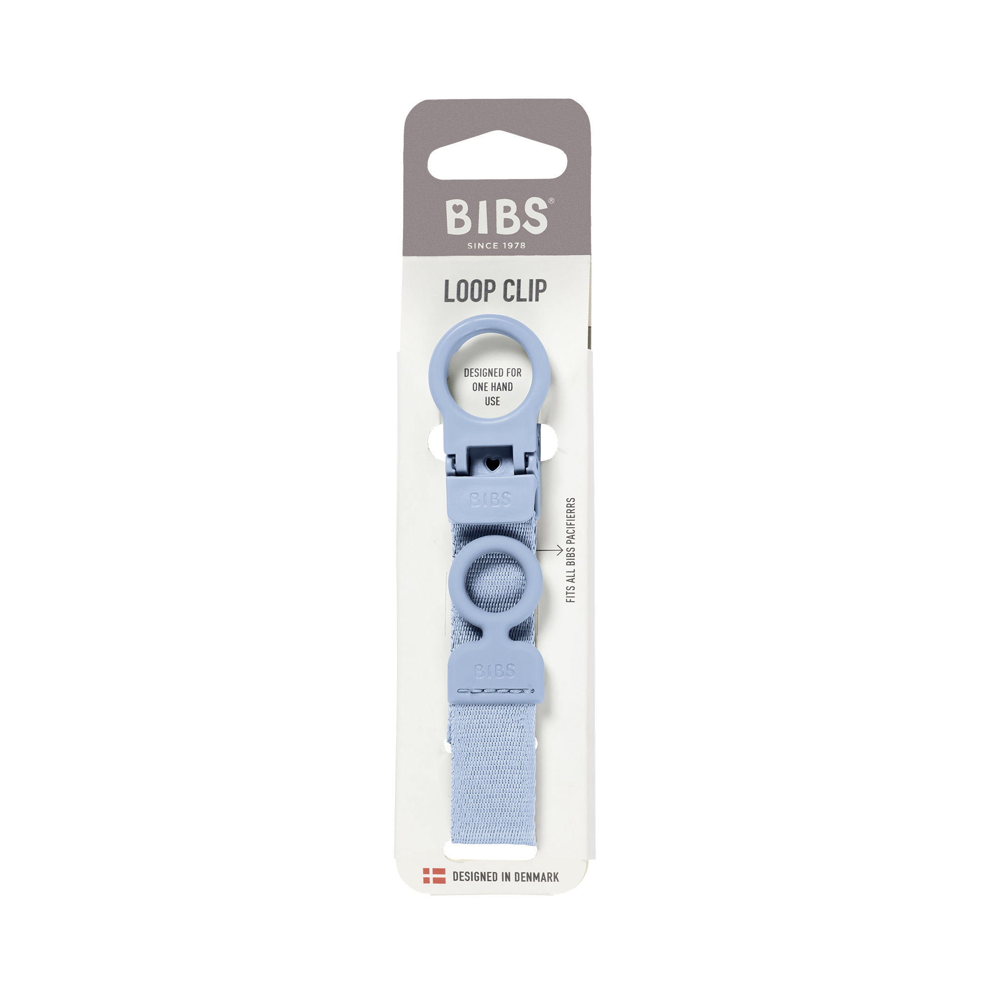 Bibs Pacifier Clip Loop Dusty Blue Bibs Pacifier Clip Loop Dusty Blue