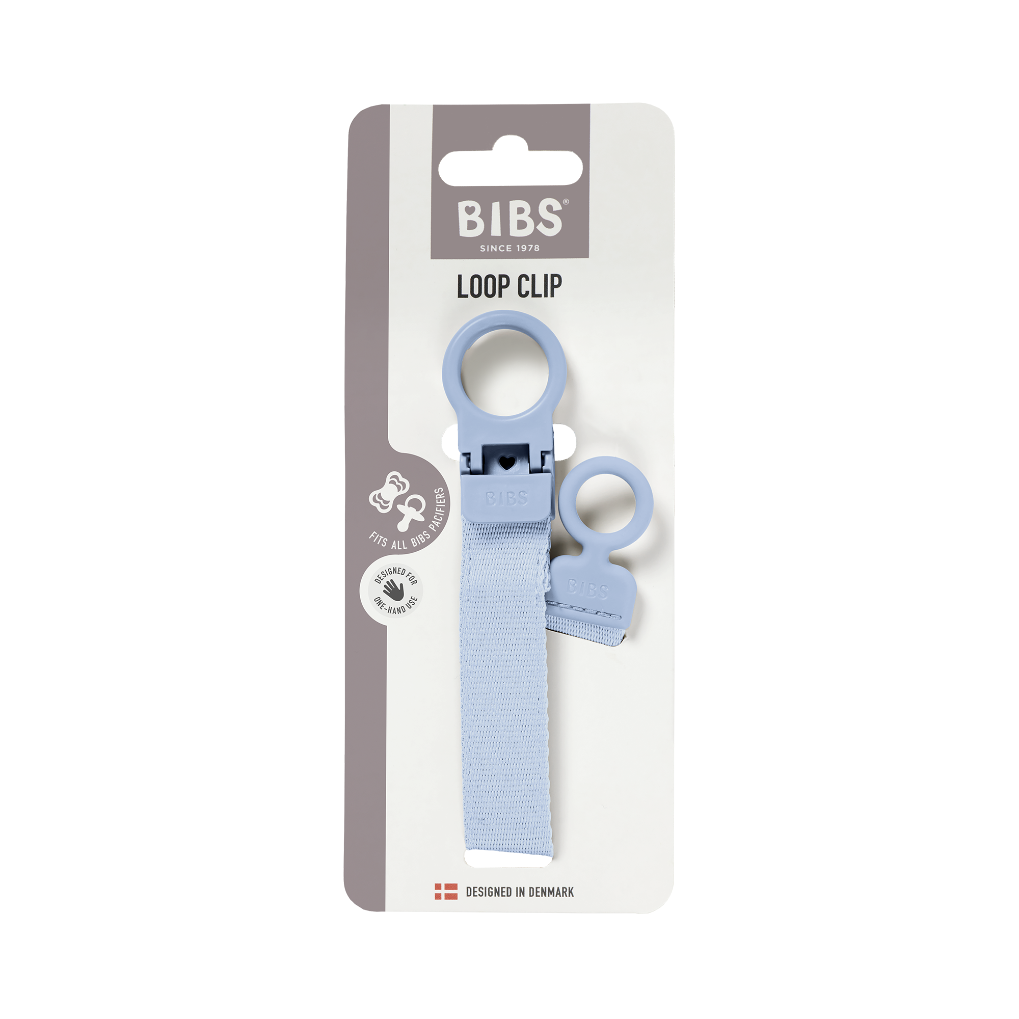 Bibs Pacifier Clip Loop Dusty Blue Bibs Pacifier Clip Loop Dusty Blue