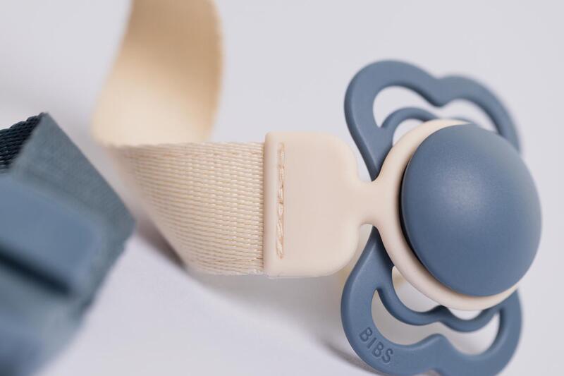 Bibs Pacifier Clip Loop Dusty Blue Bibs Pacifier Clip Loop Dusty Blue