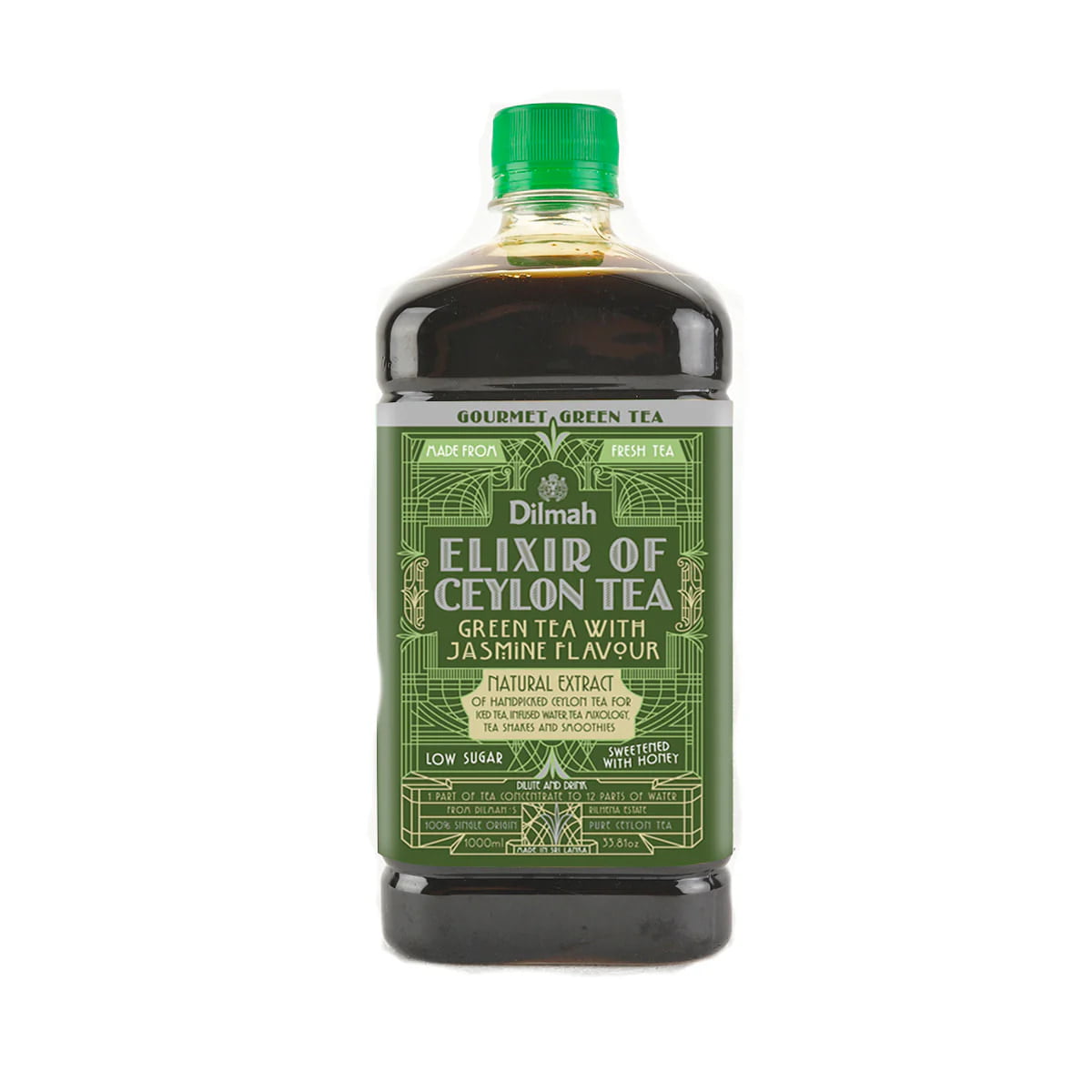 ELIXIR OF CEYLON TEA GREEN TEA WITH JASMINE 1000ML - dilmahelixir13