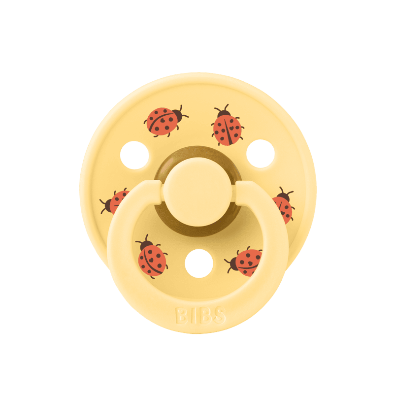 BIBS Pacifier Studio Colour 2 PACK Ladybug Latex size 2 Sage Mix BIBS Pacifier Studio Colour 2 PACK Ladybug Latex size 2 Sage Mix