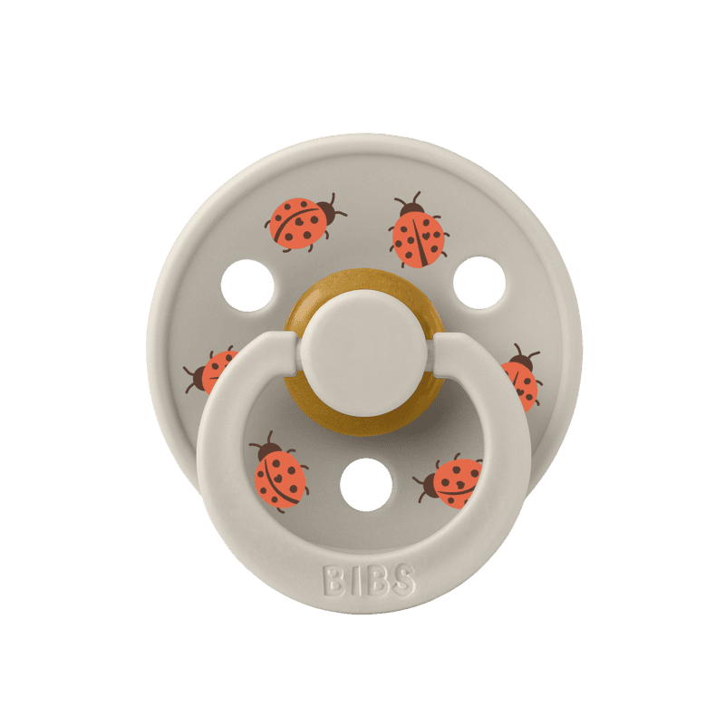 BIBS Pacifier Studio Colour 2 PACK Ladybug Latex size 2 Blush Mix BIBS Pacifier Studio Colour 2 PACK Ladybug Latex size 2 Blush Mix