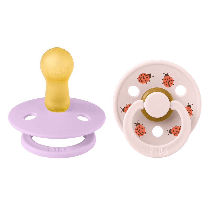 BIBS Pacifier Studio Colour 2 PACK Ladybug Latex size 2 Violet Sky Mix BIBS Pacifier Studio Colour 2 PACK Ladybug Latex size 2 Violet Sky Mix
