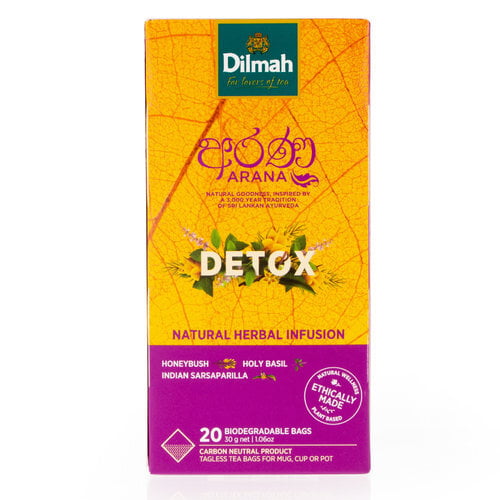 Arana Detox Honeybush Natural Herbal Infusion-20 Tagless Tea Bags