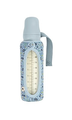 BIBS x Liberty Baby Bottle Sleeve Large Cammomile Lawn Baby Blue
